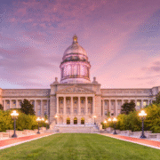 The Kentucky State Capitol in Frankfort, symbolizing the legislative process and how bills become law in Kentucky.