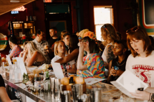 Homemakers Hangout, a weekly event for the entire LGBTQ+ community hosted by Midwestern Lesbian. (Photo by Caitlin Chrisenée Photo)