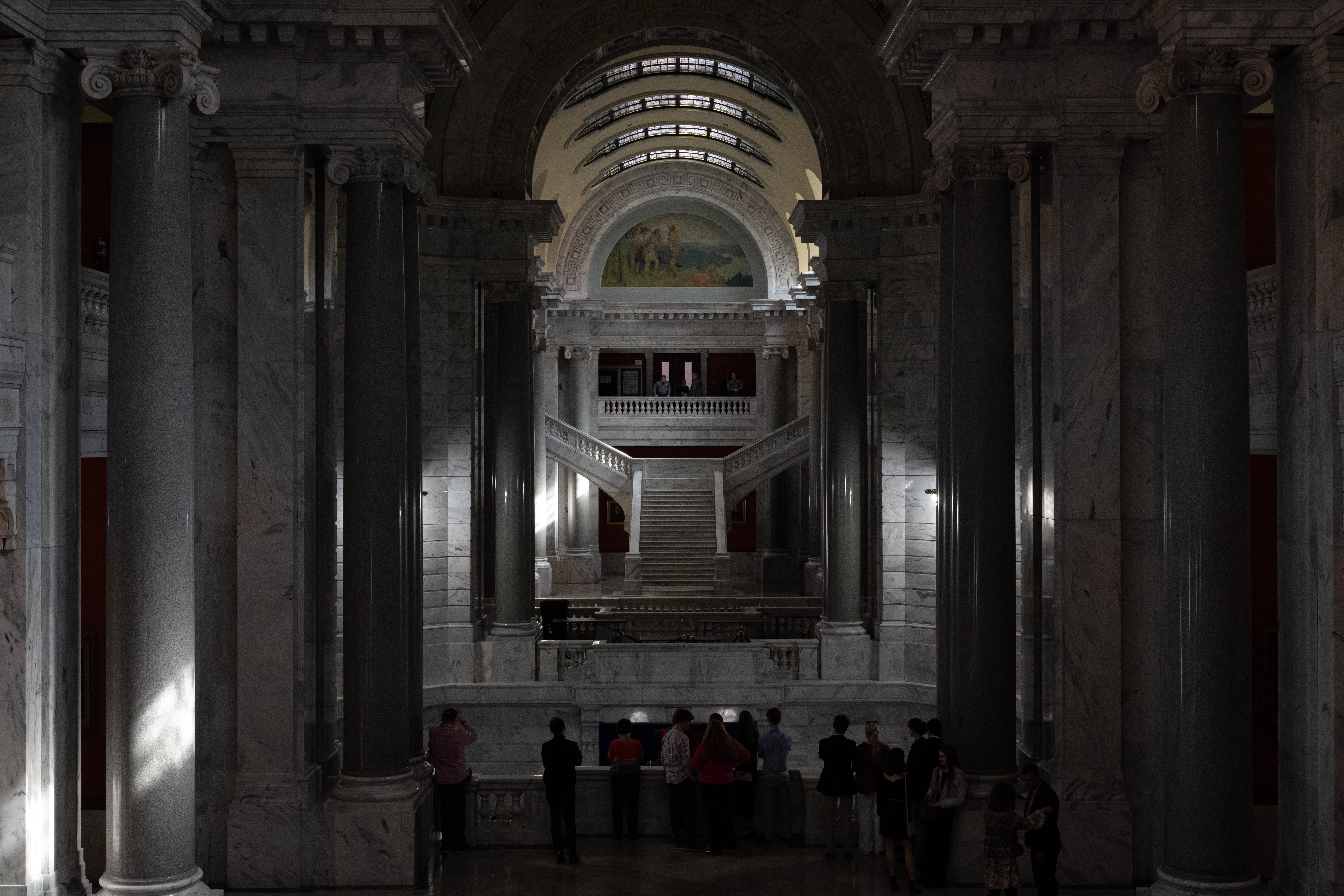 Interior of the Kentucky State Capitol in Frankfort where lawmakers debate and pass legislation